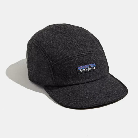 Patagonia Other - Patagonia Dark Grey Charcoal Recycled Wool 5-Panel Hat Cap